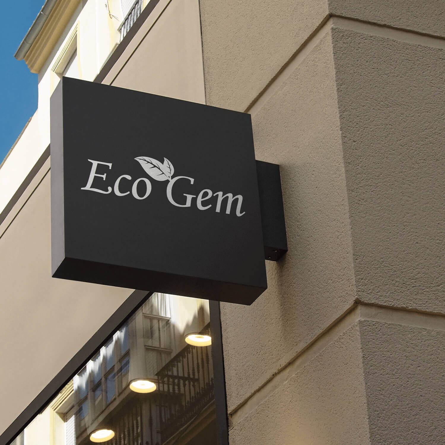 Mockup of Eco Gem Logo