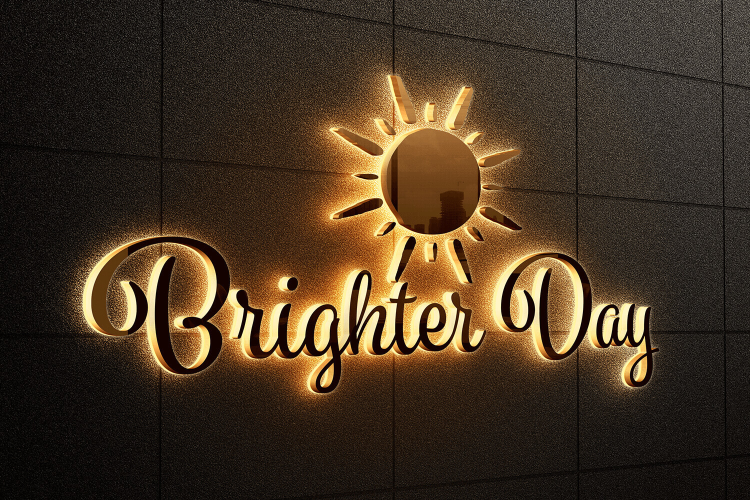 Mockup of Brighter Day Logo